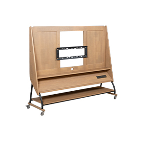 移动电视机架小款-浅木色