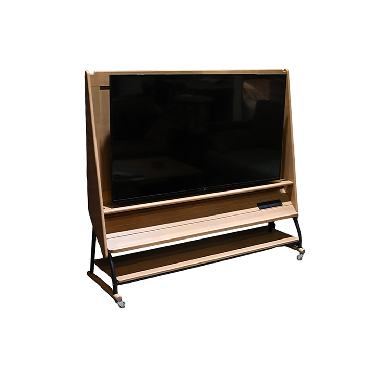 移动电视机架小款-浅木色