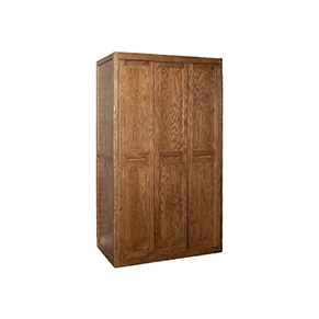 三门衣柜-胡桃色