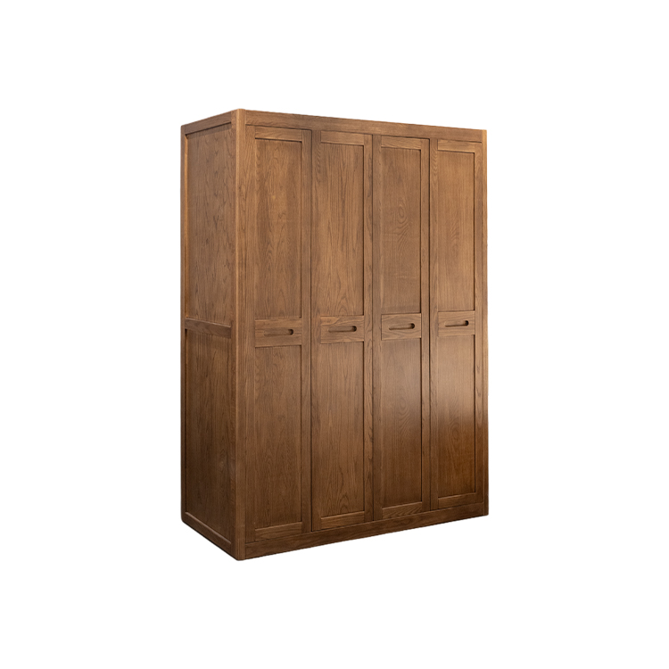 四门衣柜-胡桃色