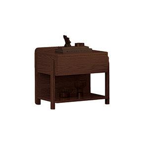 床头柜（胡桃色）