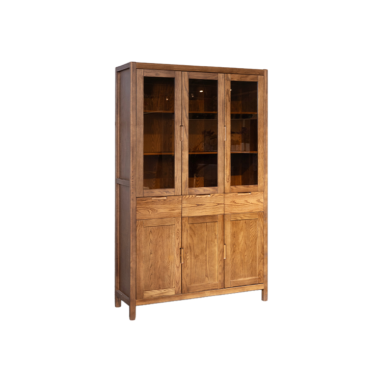 三门书柜（胡桃色）