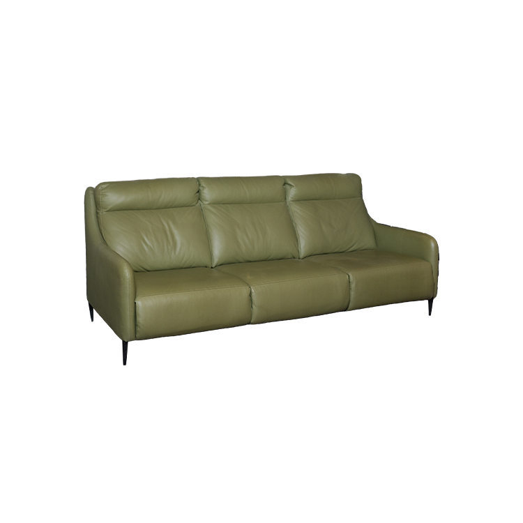 三人电动皮沙发