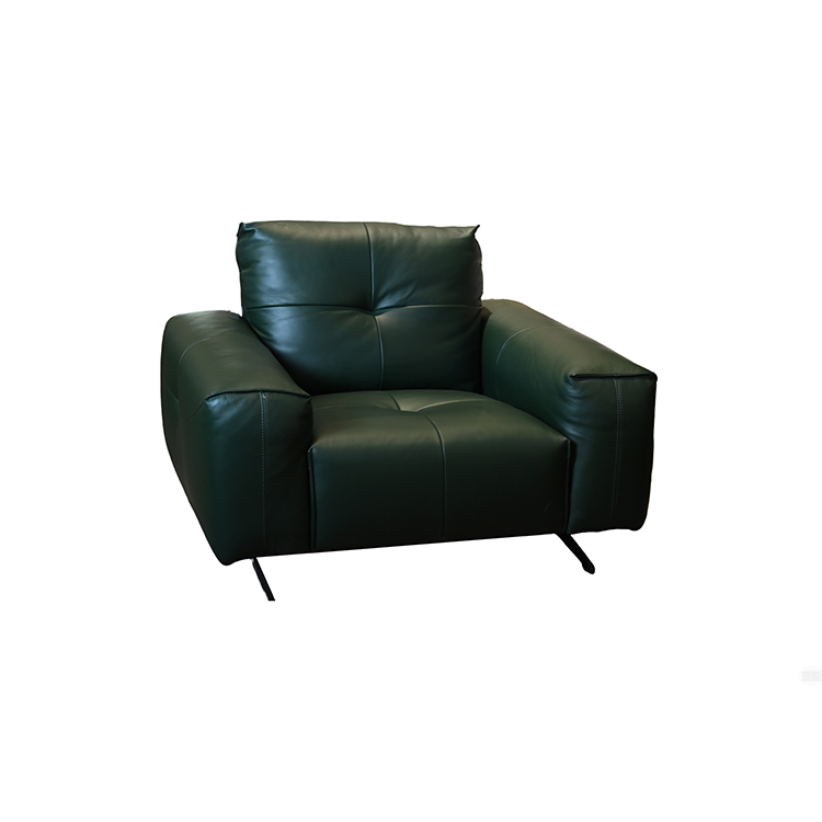 全牛皮单人位沙发