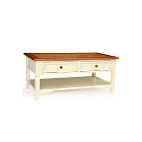 落基山茶几-蜜蜂色/粉笔白